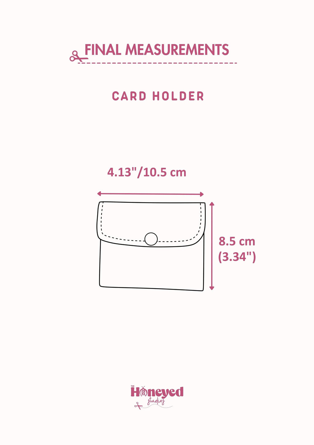 Card Holder Sewing Pattern, Video Tutorial + PDF Download, Beginner Mini Wallet