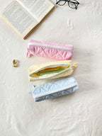 Quilted Pencil Case Sewing Pattern, Zipper Pouch Pattern with Video Tutorial, Confident Beginner PDF