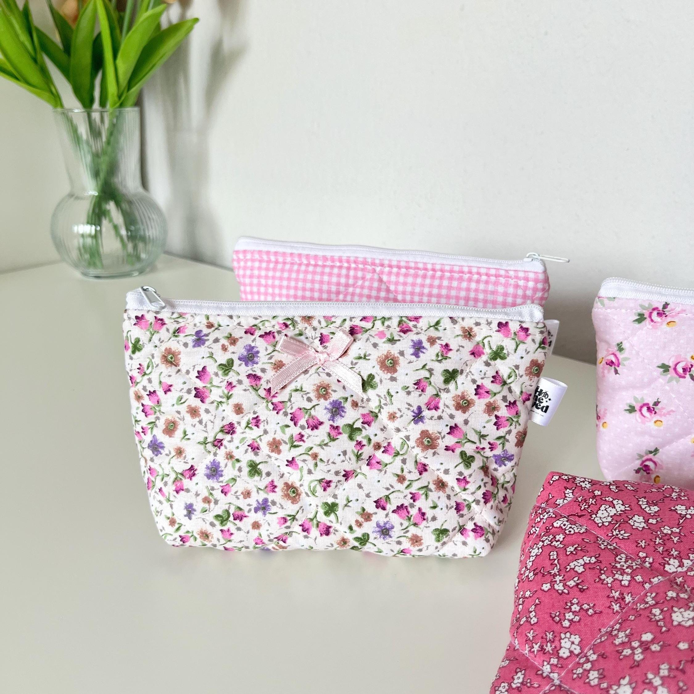 Zipper Pouch Sewing Pattern, Beginner Sewing Pattern with Video Tutorial, Quilted Coin Purse PDF Download