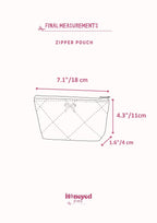Zipper Pouch Sewing Pattern, Beginner Sewing Pattern with Video Tutorial, Quilted Coin Purse PDF Download