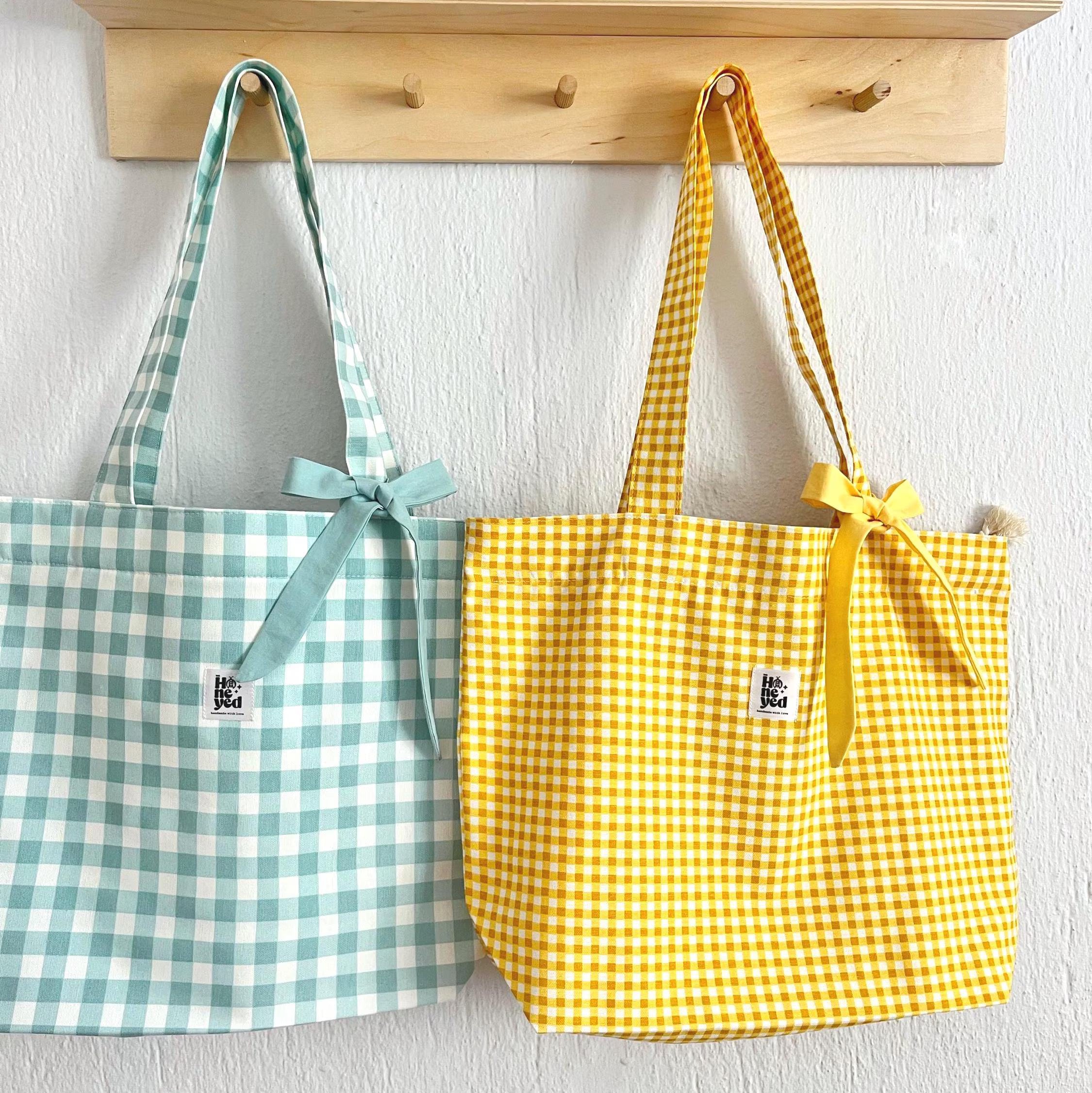 Tote Bag Sewing Pattern, Zippered Large Capacity Bag with Full Video Tutorial, Shopping Bag Pattern