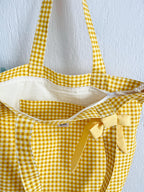 Tote Bag Sewing Pattern, Zippered Large Capacity Bag with Full Video Tutorial, Shopping Bag Pattern