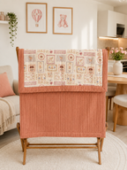 Kişiselleştirilmiş Müslin Bebek Battaniyesi Frame