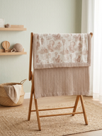 Kişiselleştirilmiş Müslin Bebek Battaniyesi Brown Bear