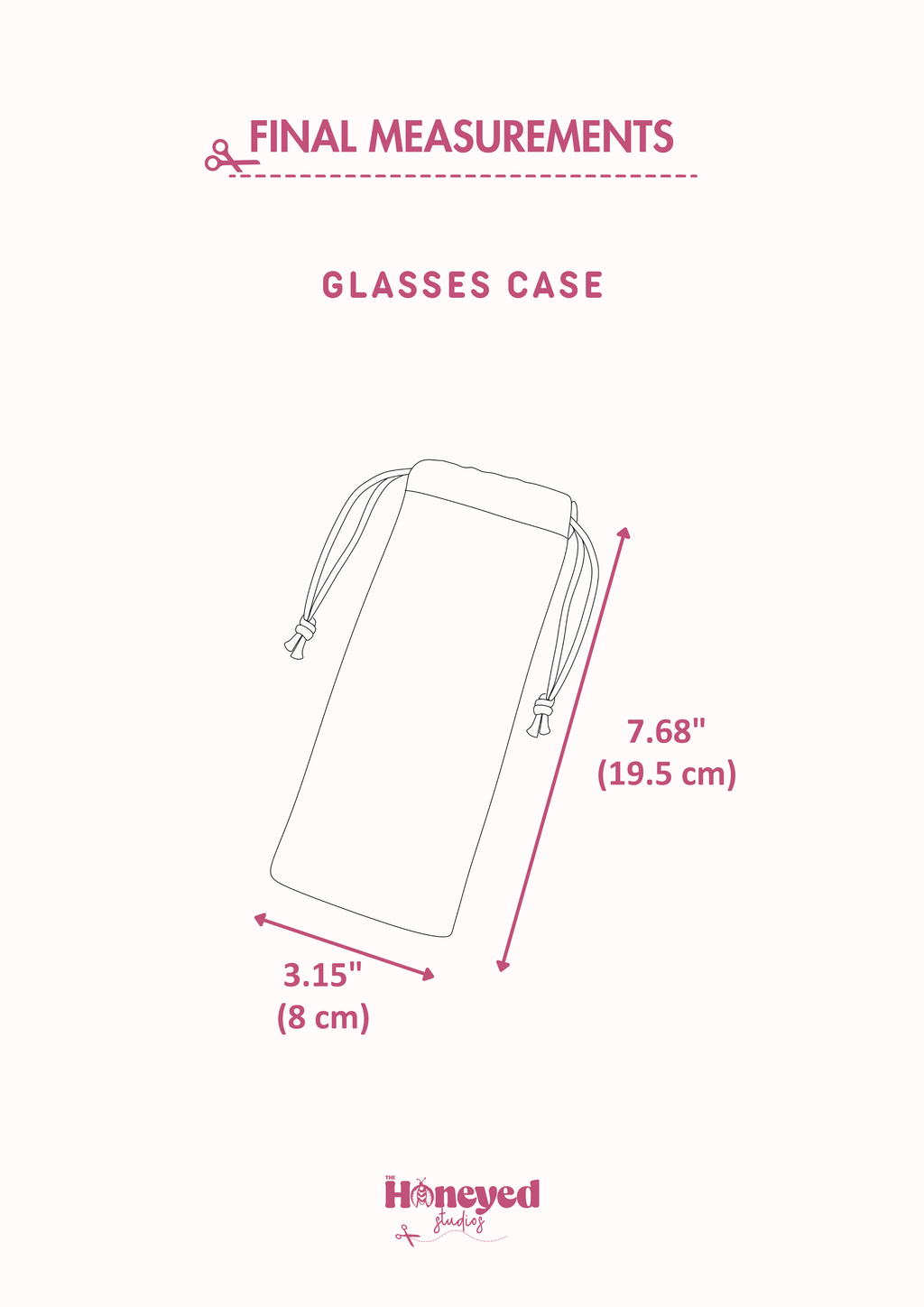 Easy Glasses Case Sewing Pattern: Beginner-Friendly PDF with Video Tutorial