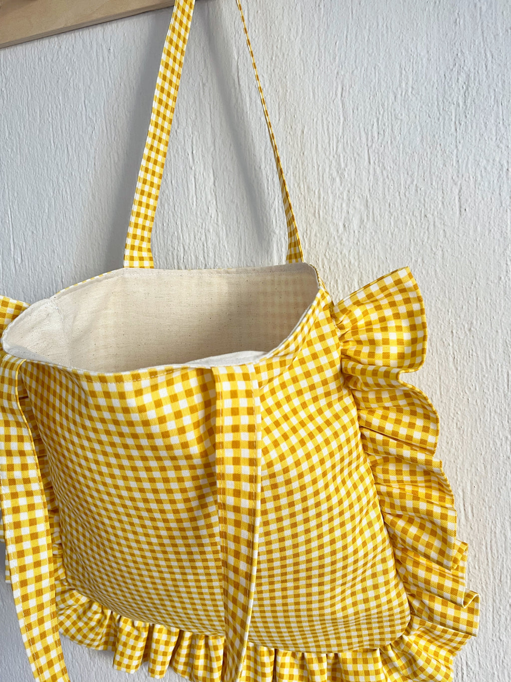 Ruffle Tote Bag Sewing Video Tutorial, Shoulder Bag PDF Pattern, Instant Download