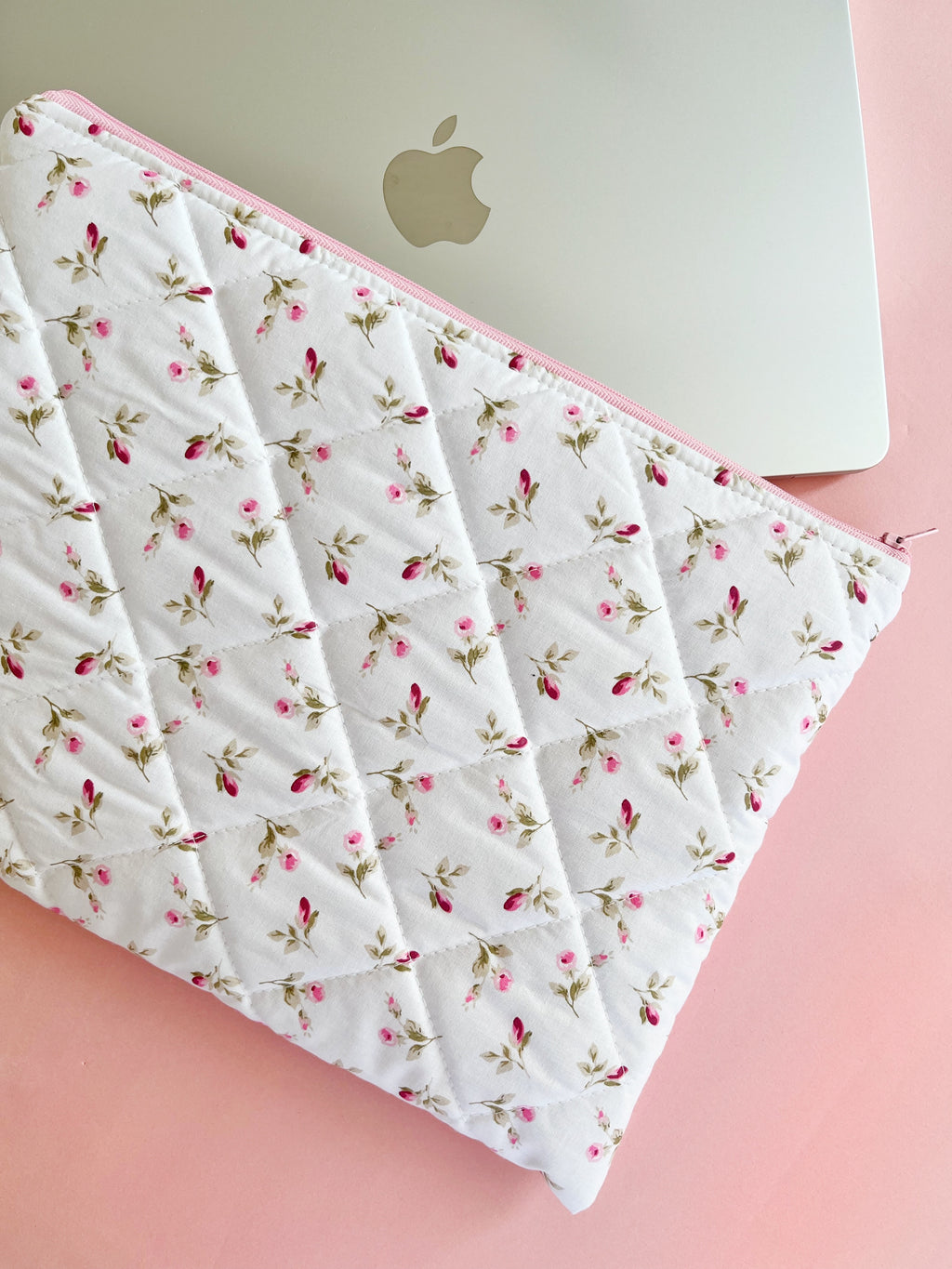 Pinkfarbene Laptophülle mit Schleife, gepolsterte MacBook-Hülle für 13–14–15–16 Zoll