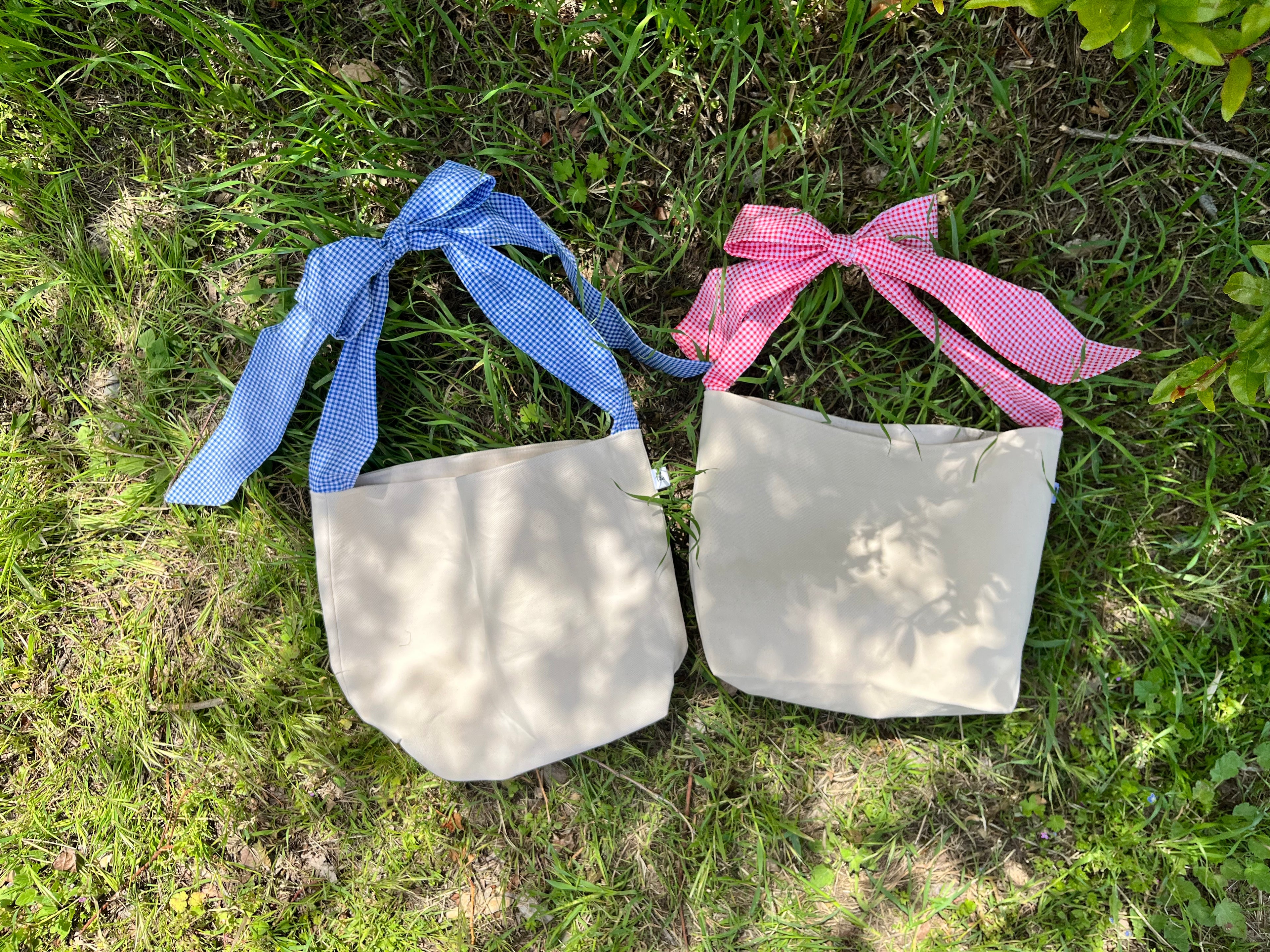 Bow Tote Bag Sewing Pattern, Video Tutorial, Beginner-Friendly PDF Pattern
