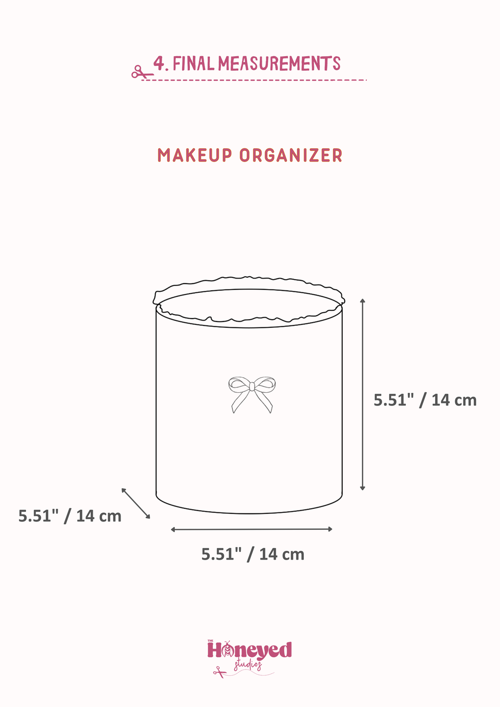 Makeup Organizer Sewing Pattern: Quilted Organizer with Video Tutorial (PDF Download)