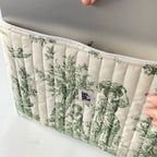 MacBook-Hülle, Toile de Jouy MacBook-Tasche für 13–14–15–16 Zoll