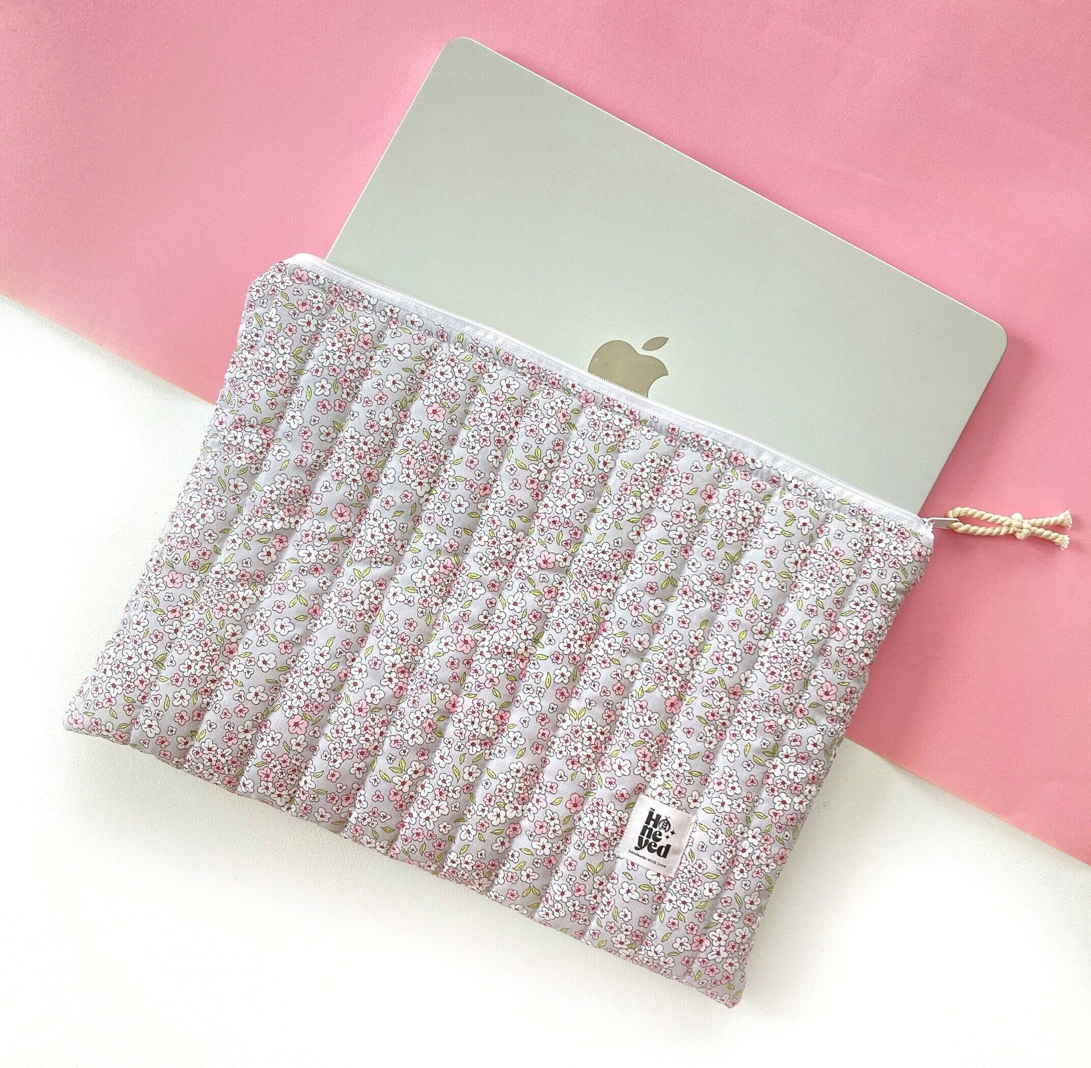 Gesteppte Laptophülle, MacBook-Hülle für 13–14–15–16 Zoll