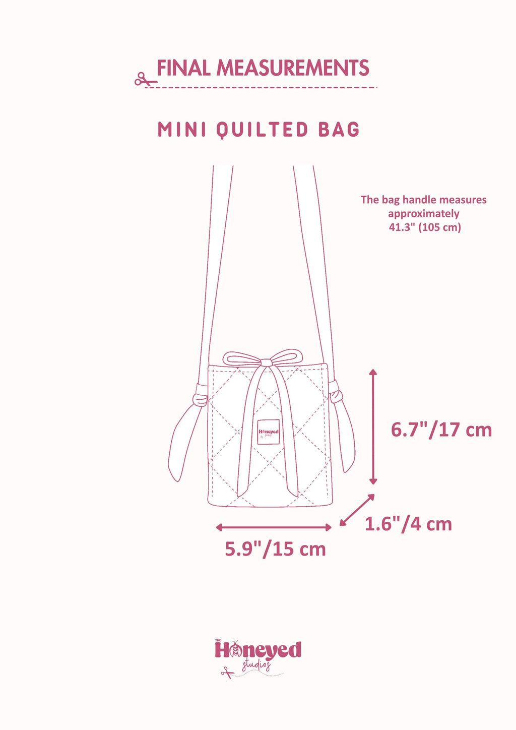 Crossbody Bag Sewing Pattern, Beginner Friendly Video Tutorial + PDF Download