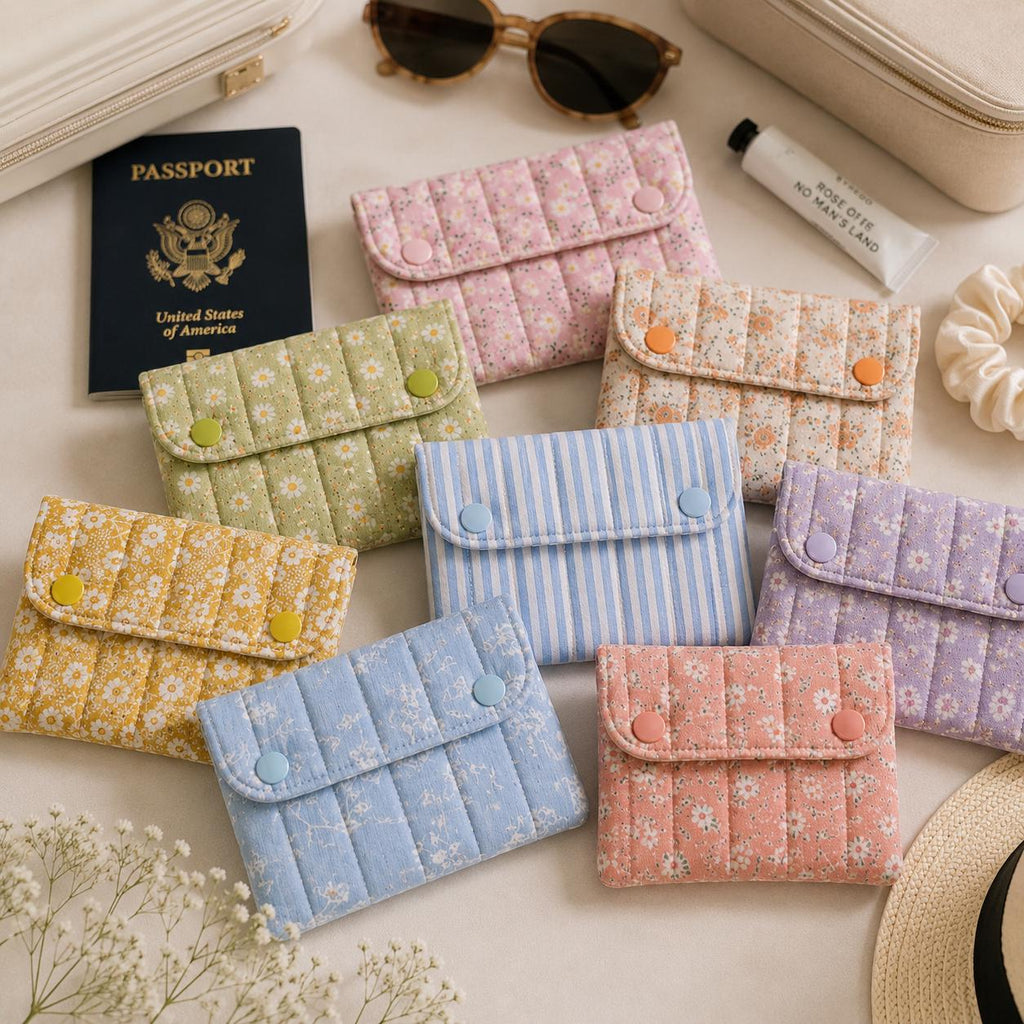 Passport Holder Sewing Pattern PDF, Quilted Travel Wallet, Card Holder, Beginner Friendly, Full Video Tutorial