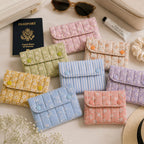 Passport Holder Sewing Pattern PDF, Quilted Travel Wallet, Card Holder, Beginner Friendly, Full Video Tutorial