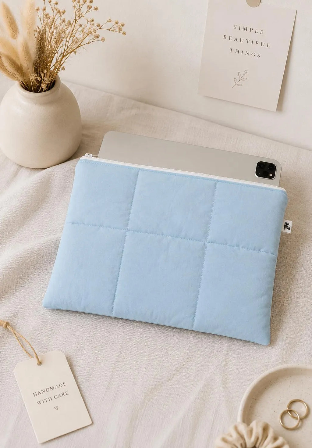 iPad Sleeve Sewing Pattern, Beginner Friendly Sewing Pattern with Video Tutorial, iPad Cover